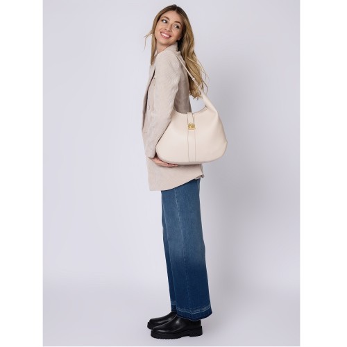 U.S. Polo Assn. BIUWZ8859WVP-517 WINTERBERRY Γυναικεία Τσάντα Ώμου Μπεζ 