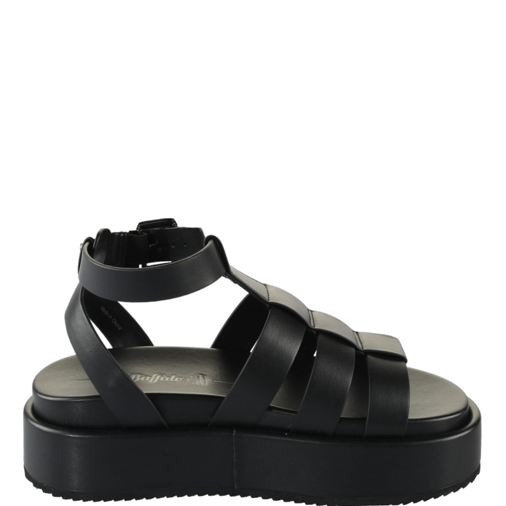 BUFFALO</br>Γυναικεία Πέδιλα Μαύρο NOA GREEK SANDAL BN16022091 Buffalo
