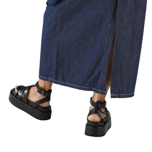 Γυναικεία Πέδιλα Μαύρο NOA GREEK SANDAL BN16022091 Buffalo