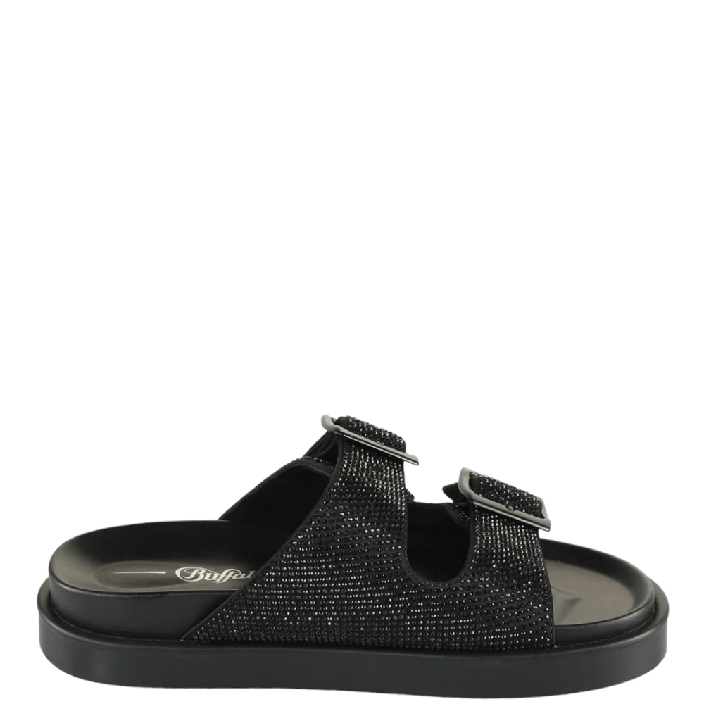 BUFFALO</br>Γυναικείες Παντόφλες Μαύρες SOL ARI GLAM BN16022411 Buffalo