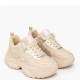 BUFFALO</br>Buffalo BLISS BNPD00016139 Γυναικεία Sneakers Εκρού/Χρυσό BUFFALO</br>Buffalo BLISS BNPD00016139 Γυναικεία Sneakers Εκρού/Χρυσό