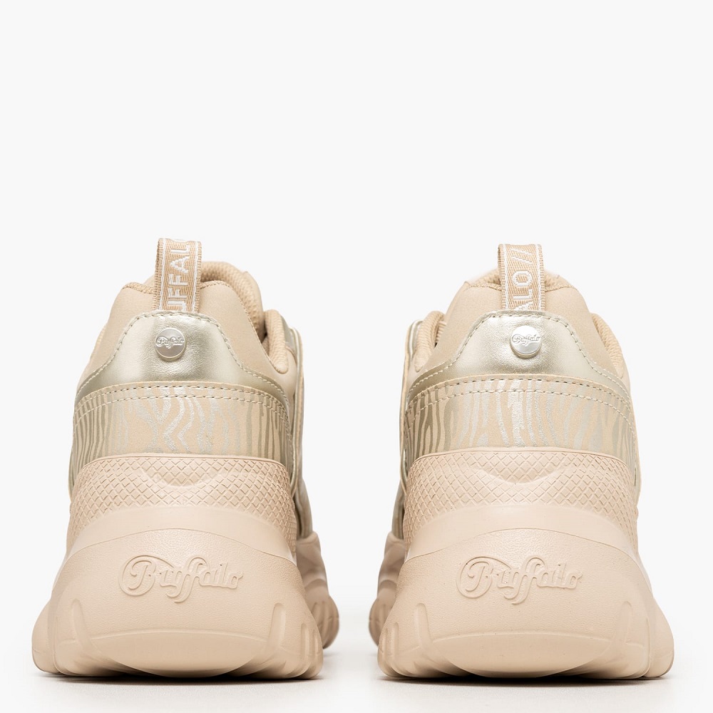 BUFFALO</br>Buffalo BLISS BNPD00016139 Γυναικεία Sneakers Εκρού/Χρυσό BUFFALO</br>Buffalo BLISS BNPD00016139 Γυναικεία Sneakers Εκρού/Χρυσό
