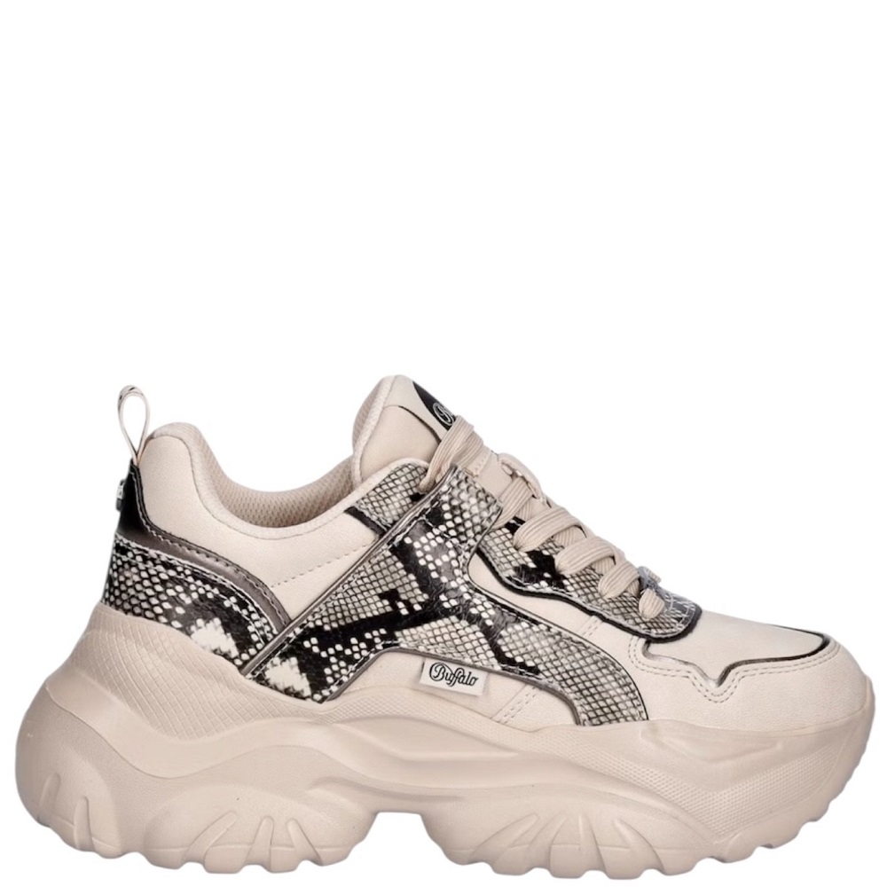 BUFFALO</br>Buffalo BLISS BNPD00016283 Γυναικεία Sneakers Εκρού/Μπεζ Snake BUFFALO</br>Buffalo BLISS BNPD00016283 Γυναικεία Sneakers Εκρού/Μπεζ Snake