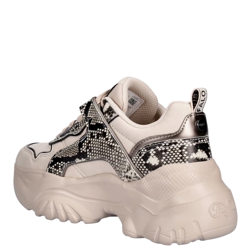 BUFFALO</br>Buffalo BLISS BNPD00016283 Γυναικεία Sneakers Εκρού/Μπεζ Snake BUFFALO</br>Buffalo BLISS BNPD00016283 Γυναικεία Sneakers Εκρού/Μπεζ Snake