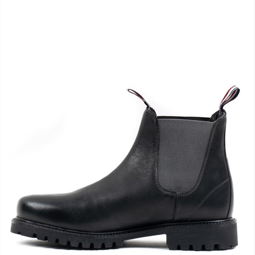 U.S. POLO ASSN.</br>Ανδρικά Μποτάκια Μαύρο Δέρμα Chelsea BORAL002-LTH-BLK U.S. Polo Assn.