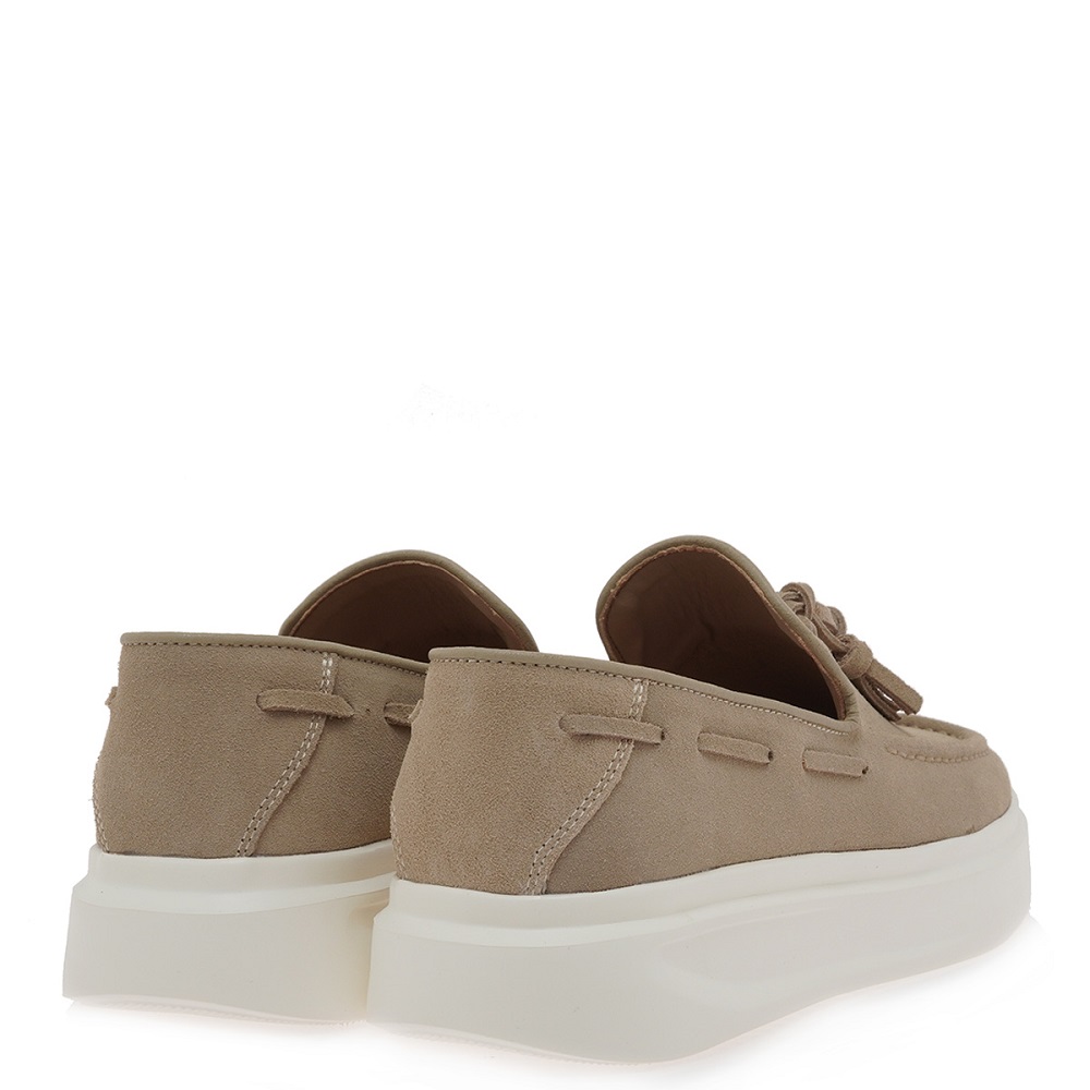 RENATO GARINI</br>Renato Garini BRISTOL-2868AB Ανδρικά Μοκασίνια/Loafers Μπεζ Suede
