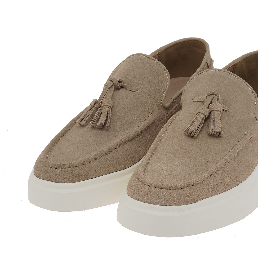 RENATO GARINI</br>Renato Garini BRISTOL-2868AB Ανδρικά Μοκασίνια/Loafers Μπεζ Suede