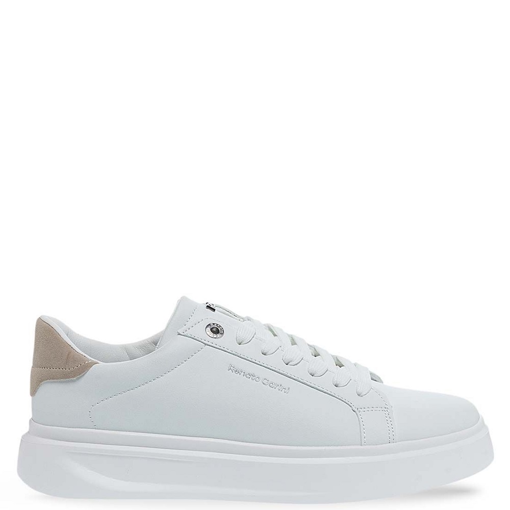RENATO GARINI</br>Renato Garini BRISTOL-708 Ανδρικά Sneakers Λευκό/Μπεζ