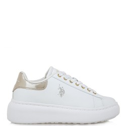 Γυναικεία Sneakers Λευκό/Χρυσό BRITNY001 U.s. Polo Assn