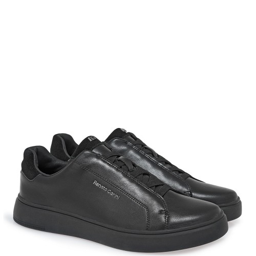 Renato Garini BRUNO-055 Ανδρικά Sneakers Μαύρο/Μαύρο Καστόρι