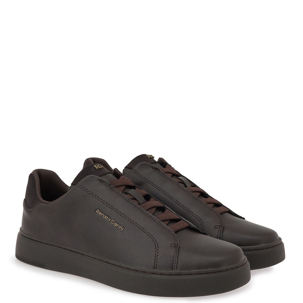RENATO GARINI</br>Renato Garini BRUNO-055 Ανδρικά Sneakers Καφέ Σκούρο/Καφέ Καστόρι RENATO GARINI</br>Renato Garini BRUNO-055 Ανδρικά Sneakers Καφέ Σκούρο/Καφέ Καστόρι