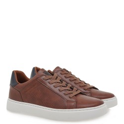 Ανδρικά Sneakers Ταμπά/Μπλε BRUNO-2024NEW-3 Renato Garini
