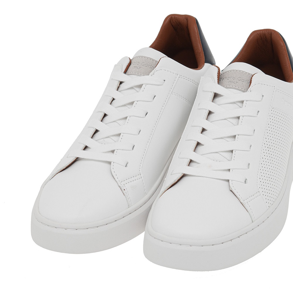 RENATO GARINI</br>Ανδρικά Sneakers Λευκό/Μπλε/Πάγος BRUNO-2024NEW-3 Renato Garini RENATO GARINI</br>Ανδρικά Sneakers Λευκό/Μπλε/Πάγος BRUNO-2024NEW-3 Renato Garini