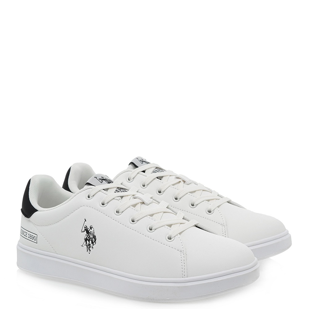 U.S. POLO ASSN.</br>Ανδρικά Sneakers Λευκό/Μαύρο BYRON001C-WHI-BLK04 U.S. Polo Assn. U.S. POLO ASSN.</br>Ανδρικά Sneakers Λευκό/Μαύρο BYRON001C-WHI-BLK04 U.S. Polo Assn.