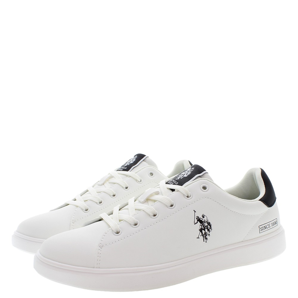 U.S. POLO ASSN.</br>U.S. Polo Assn. BYRON001D-WHI-BLK04 Ανδρικά Sneakers Λευκό/Μαύρο U.S. POLO ASSN.</br>U.S. Polo Assn. BYRON001D-WHI-BLK04 Ανδρικά Sneakers Λευκό/Μαύρο
