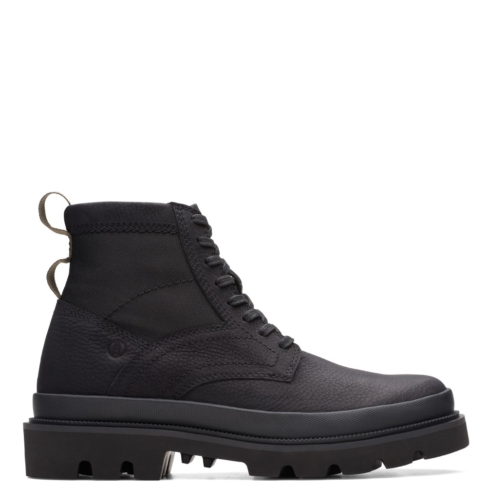 CLARKS</br>Ανδρικά Μποτάκια Μαύρο Nubuck BADELL HI Clarks CLARKS</br>Ανδρικά Μποτάκια Μαύρο Nubuck BADELL HI Clarks