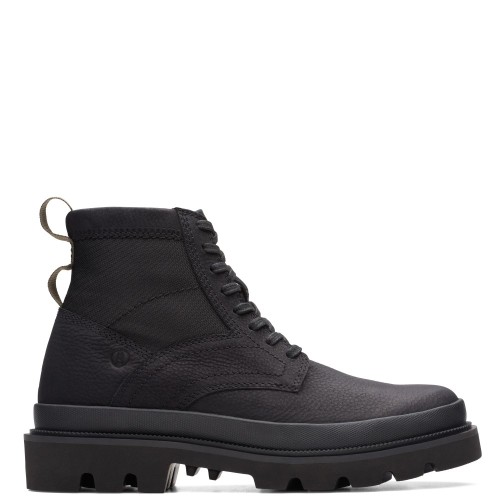 Ανδρικά Μποτάκια Μαύρο Nubuck BADELL HI Clarks