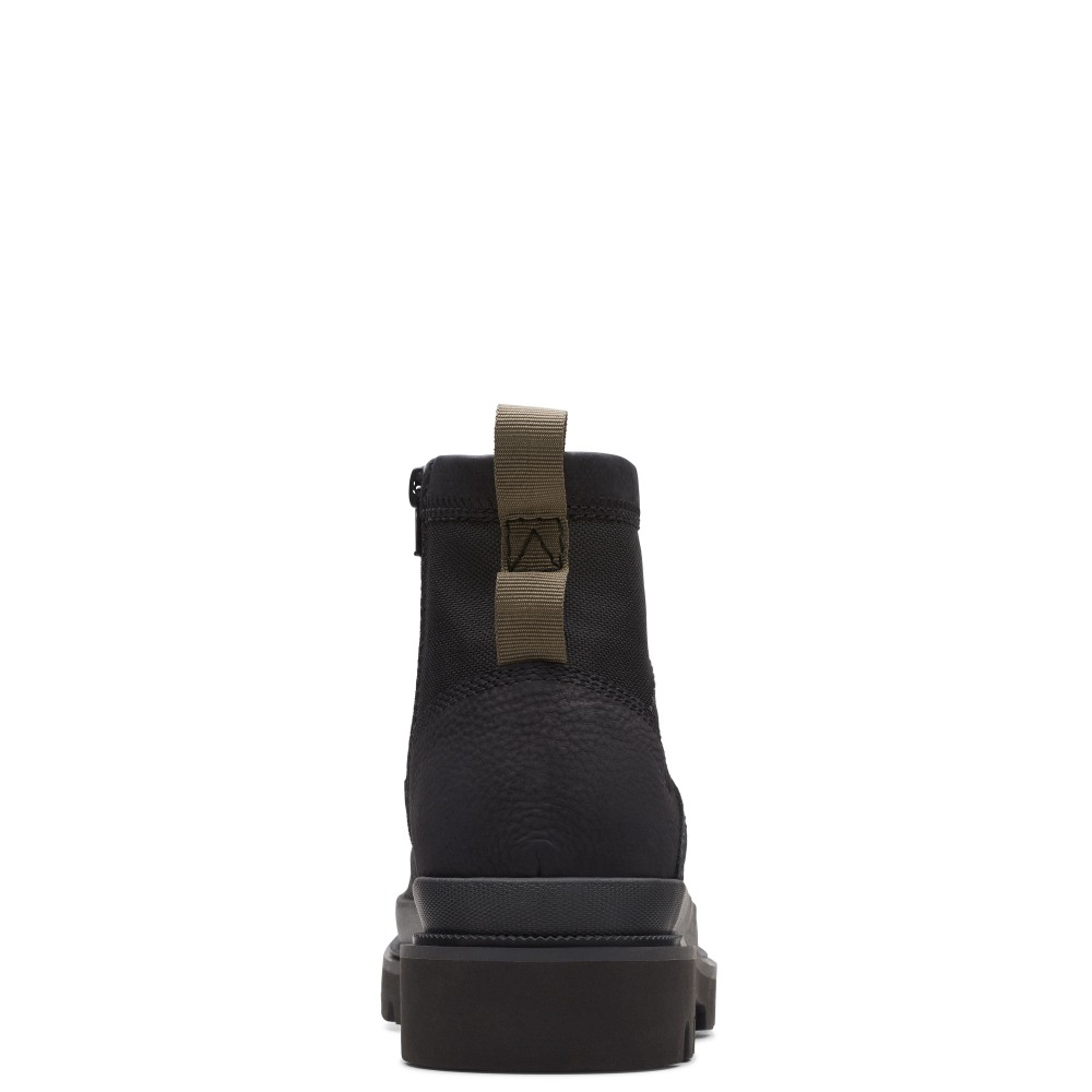 CLARKS</br>Ανδρικά Μποτάκια Μαύρο Nubuck BADELL HI Clarks CLARKS</br>Ανδρικά Μποτάκια Μαύρο Nubuck BADELL HI Clarks