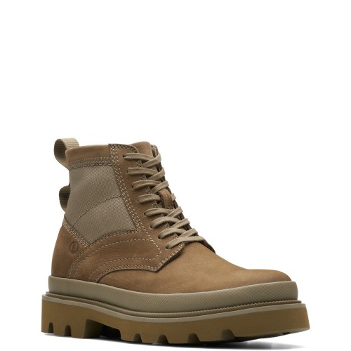Ανδρικά Μποτάκια Χακί Nubuck BADELL HI Clarks Ανδρικά Μποτάκια Χακί Nubuck BADELL HI Clarks