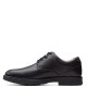 CLARKS</br>Ανδρικά Δετά Παπούτσια Μαύρο Δέρμα BANNING PLAIN Clarks CLARKS</br>Ανδρικά Δετά Παπούτσια Μαύρο Δέρμα BANNING PLAIN Clarks
