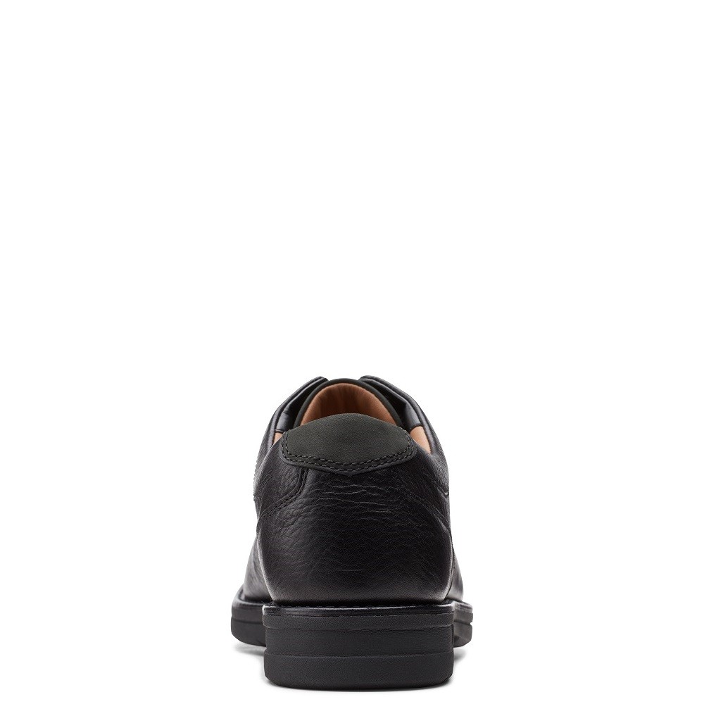 CLARKS</br>Ανδρικά Δετά Παπούτσια Μαύρο Δέρμα BANNING PLAIN Clarks CLARKS</br>Ανδρικά Δετά Παπούτσια Μαύρο Δέρμα BANNING PLAIN Clarks