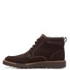 CLARKS</br>Ανδρικά Μποτάκια Καφέ Suede BARNES MID Clarks