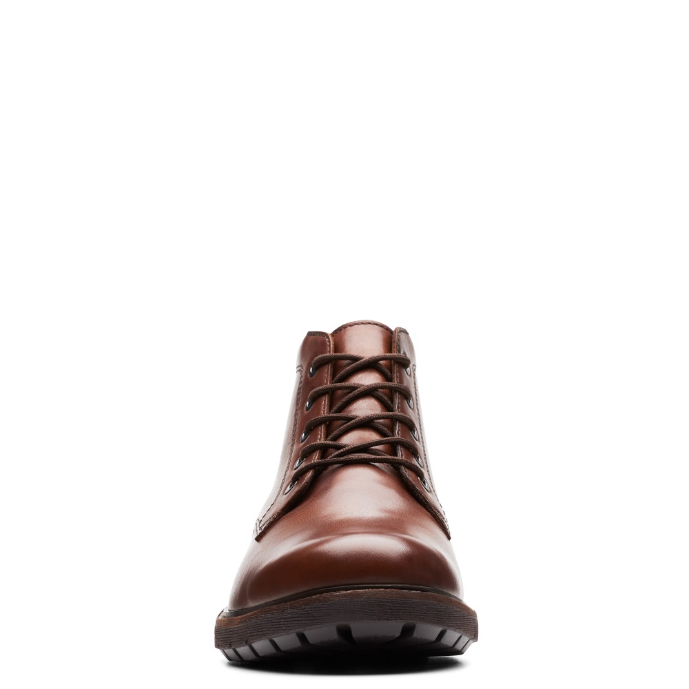 CLARKS</br>Ανδρικά Μποτάκια Ταμπά Δέρμα BATCOMBE MIX Clarks CLARKS</br>Ανδρικά Μποτάκια Ταμπά Δέρμα BATCOMBE MIX Clarks