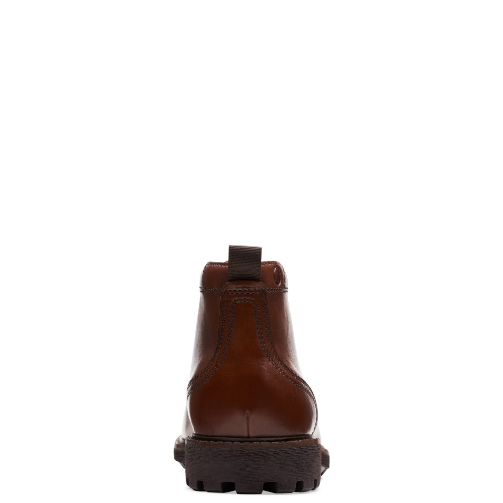 CLARKS</br>Ανδρικά Μποτάκια Ταμπά Δέρμα BATCOMBE MIX Clarks CLARKS</br>Ανδρικά Μποτάκια Ταμπά Δέρμα BATCOMBE MIX Clarks