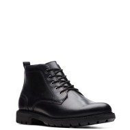 Ανδρικά Μποτάκια Μαύρο Δέρμα BATCOMBE MIX Clarks