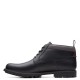 CLARKS</br>Ανδρικά Μποτάκια Μαύρο Δέρμα BONZER MID Clarks