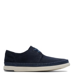 Ανδρικά Δετά Παπούτσια Μπλε Suede BRATTON LO Clarks