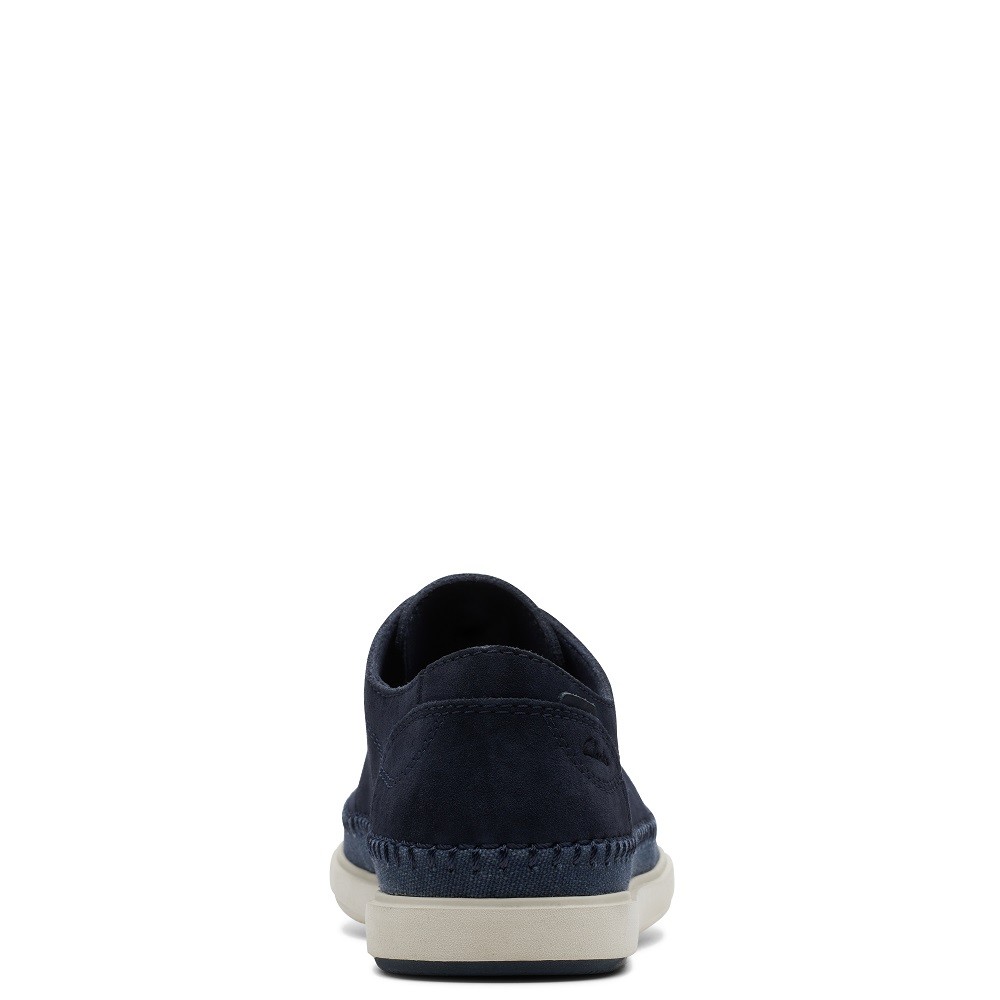 CLARKS</br>Ανδρικά Δετά Παπούτσια Μπλε Suede BRATTON LO Clarks CLARKS</br>Ανδρικά Δετά Παπούτσια Μπλε Suede BRATTON LO Clarks