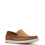 Clarks BRATTON LOAFER Ανδρικά Μοκασίνια/Loafers Ταμπά Δέρμα Nubuck 