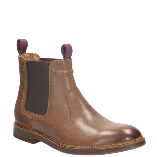 Ανδρικά Μποτάκια Ταμπά Δέρμα Chelsea BUSHWICK HI Clarks Ανδρικά Μποτάκια Ταμπά Δέρμα Chelsea BUSHWICK HI Clarks