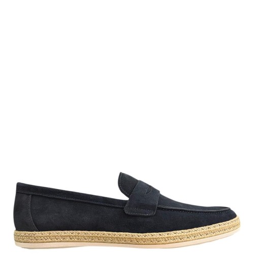 Ανδρικά Μοκασίνια/Loafers Μπλε Suede C202-V5058 Renato Garini