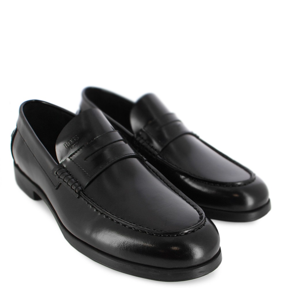 BOSS</br>Boss C6487 FLORENTIC Ανδρικά Μοκασίνια/Loafers Μαύρο Δέρμα