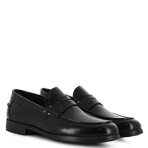 Boss C6487 FLORENTIC Ανδρικά Μοκασίνια/Loafers Μαύρο Δέρμα Boss C6487 FLORENTIC Ανδρικά Μοκασίνια/Loafers Μαύρο Δέρμα