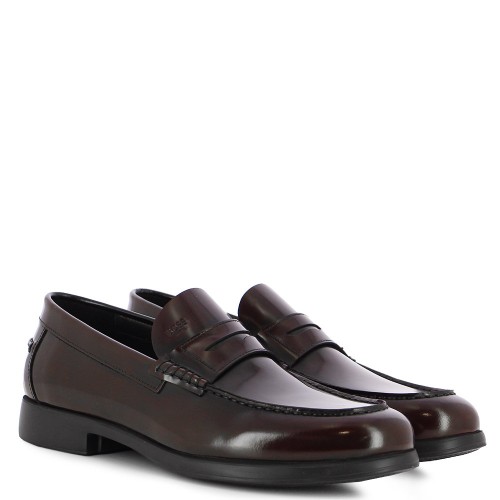 Boss C6487 FLORENTIC Ανδρικά Μοκασίνια/Loafers Μπορντώ Δέρμα Boss C6487 FLORENTIC Ανδρικά Μοκασίνια/Loafers Μπορντώ Δέρμα