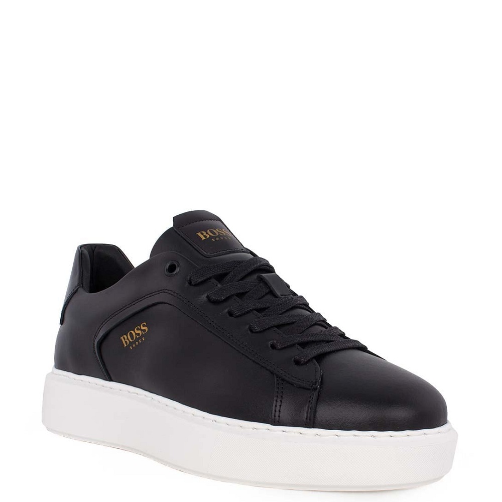 BOSS</br>Boss C6964 GARDA Ανδρικά Sneakers Μαύρο Δέρμα BOSS</br>Boss C6964 GARDA Ανδρικά Sneakers Μαύρο Δέρμα
