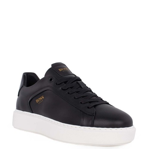 Boss C6964 GARDA Ανδρικά Sneakers Μαύρο Δέρμα Boss C6964 GARDA Ανδρικά Sneakers Μαύρο Δέρμα