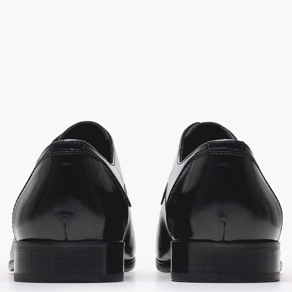 BOSS</br>Boss C7513 FLORENTIC Ανδρικά Δετά Παπούτσια Μαύρο Δέρμα