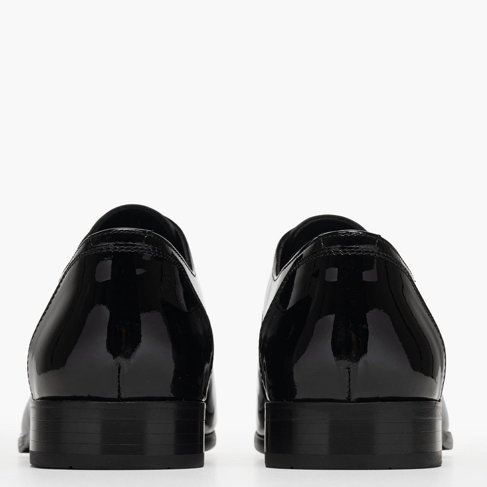 BOSS</br>Boss C7513 LOUSTRINI Ανδρικά Δετά Παπούτσια Μαύρο Δέρμα