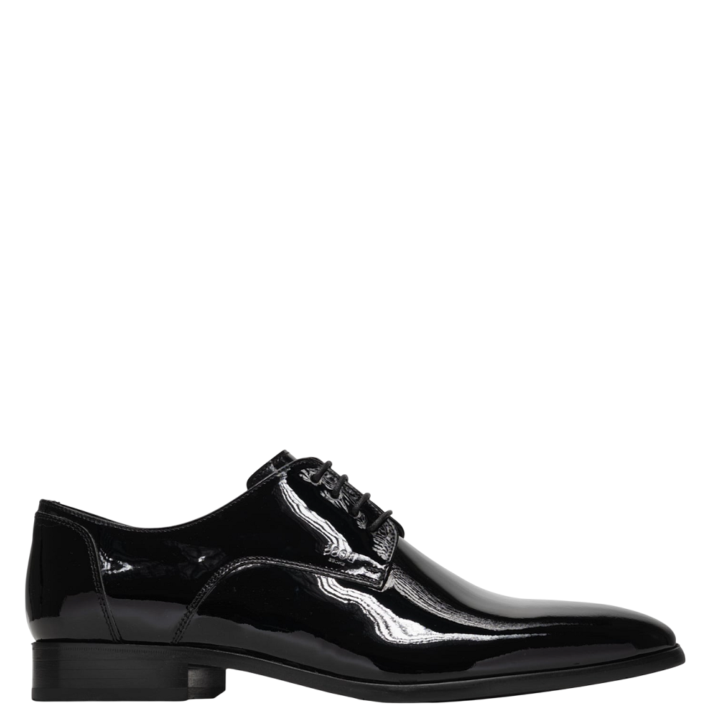 BOSS</br>Boss C7513 LOUSTRINI Ανδρικά Δετά Παπούτσια Μαύρο Δέρμα