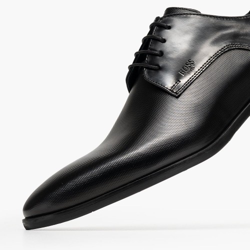 Boss C7513 POINT Ανδρικά Δετά Παπούτσια Μαύρο Δέρμα Boss C7513 POINT Ανδρικά Δετά Παπούτσια Μαύρο Δέρμα