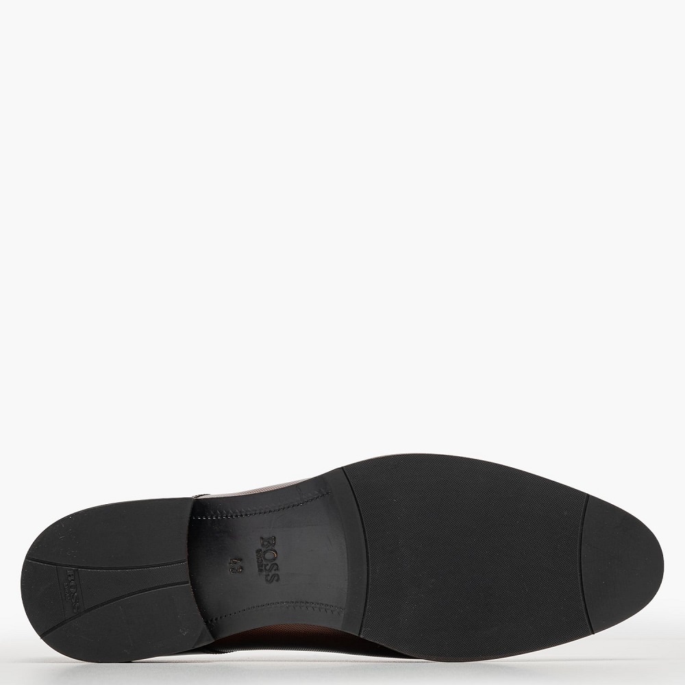 BOSS</br>Boss C7513 POINT Ανδρικά Δετά Παπούτσια Κονιάκ Δέρμα