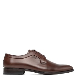 BOSS</br>Boss C7521 AKDOR Ανδρικά Δετά Παπούτσια Καφέ Δέρμα