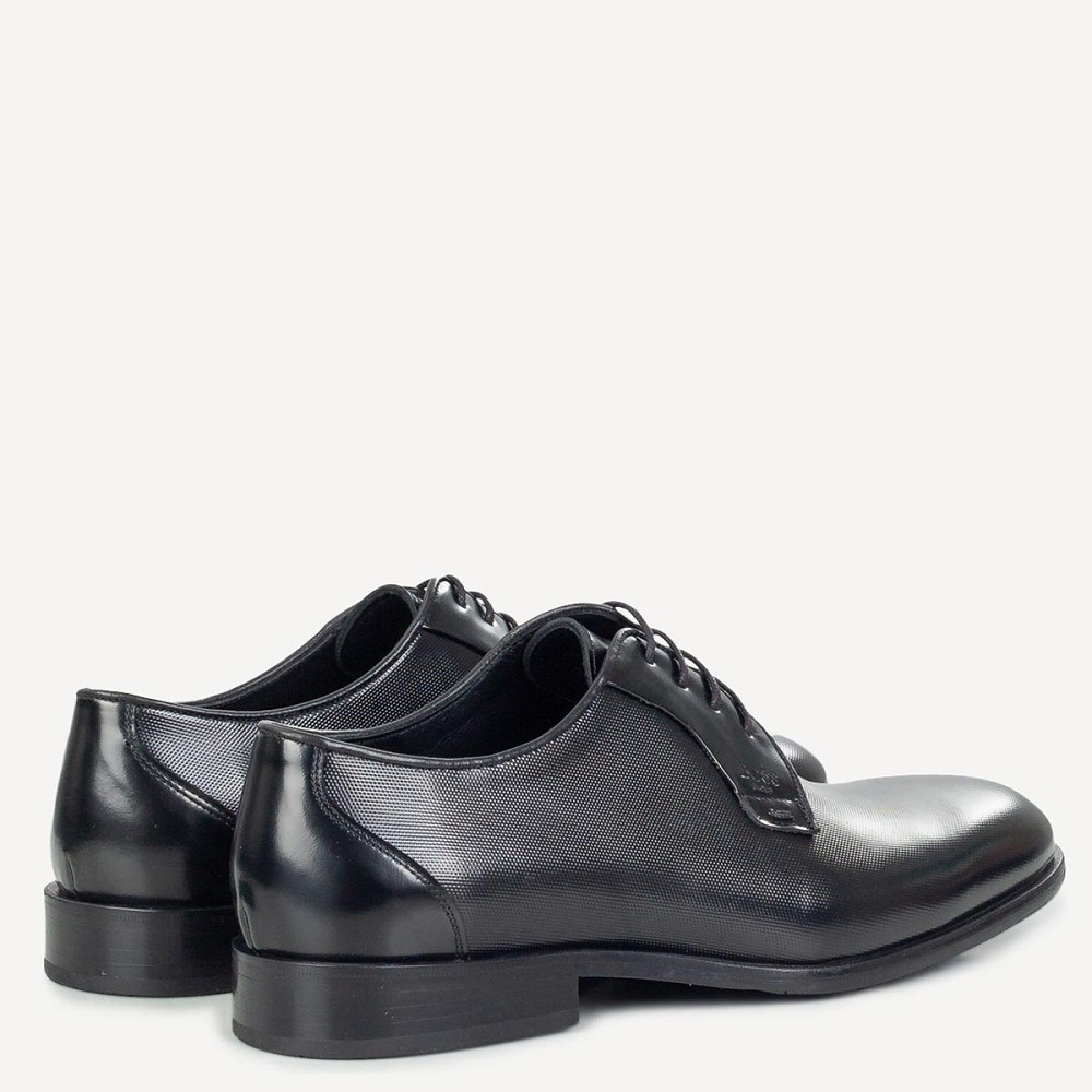 BOSS</br>Boss C7733 POINT Ανδρικά Δετά Παπούτσια Μαύρο Δέρμα BOSS</br>Boss C7733 POINT Ανδρικά Δετά Παπούτσια Μαύρο Δέρμα