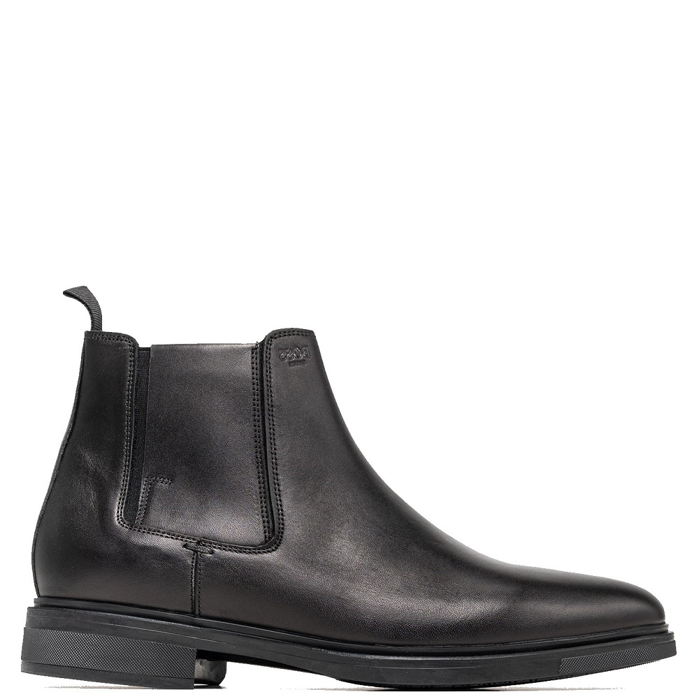 BOSS</br>Boss C7873 DIAMOND Ανδρικά Μποτάκια Chelsea Μαύρο Δέρμα