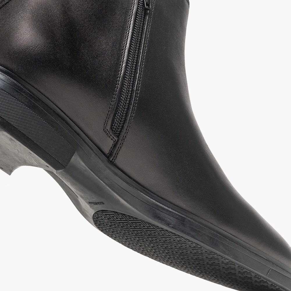 BOSS</br>Boss C7873 DIAMOND Ανδρικά Μποτάκια Chelsea Μαύρο Δέρμα