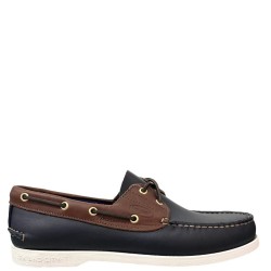 SEA & CITY</br>Ανδρικά Boat-shoes/Ιστιοπλοϊκά Μπλε-Μπράντυ/W Δέρμα C88 DALLAS Sea & City 